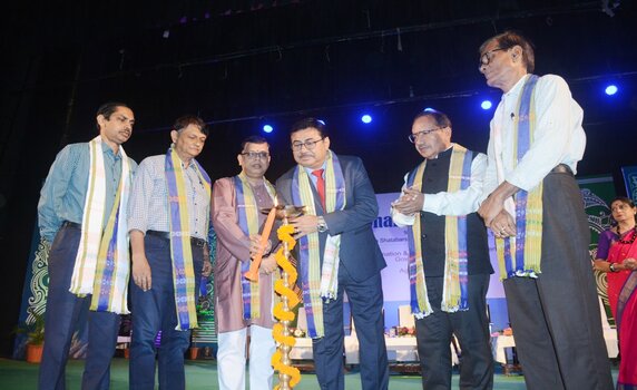 Tripura HC Justice Arindam Lodh & other dignitaries attend National Press Day prog in Agartala.